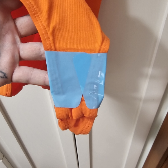 NWT Orange ASOS Bodysuit - Picture 7 of 9
